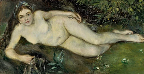 Una ninfa junto a un arroyo, 1869-70